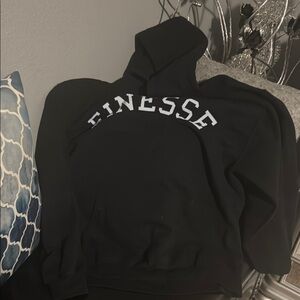Fashion Nova Black Finesse Hoodie Preowned men’s size L